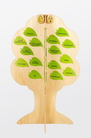 Zabawka edukacyjna Drzewko pełne radości i smutku 110014-Plich, Zabawka drewniana