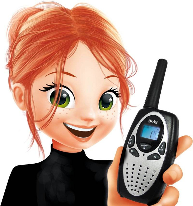 Nauka i zabawa dla dzieci Walkie-Talkie z akumulatorem - zasięg 4 km TW02 Buki