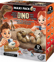 Mega paka jajek dinozaura - 12 sztuk 2138-Buki, nauka i zabawa dla dzieci