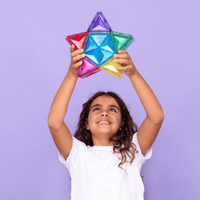 Klocki magnetyczne świecące Light Star Pack 28 el Connetix 00028-ST
