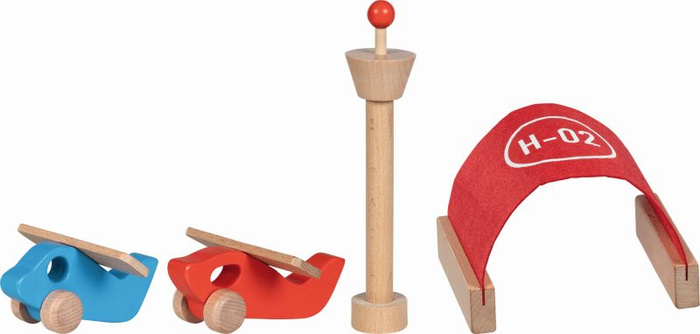 Lotnisko dla dzieci Zestaw do zabawy 26 el Goki 53777