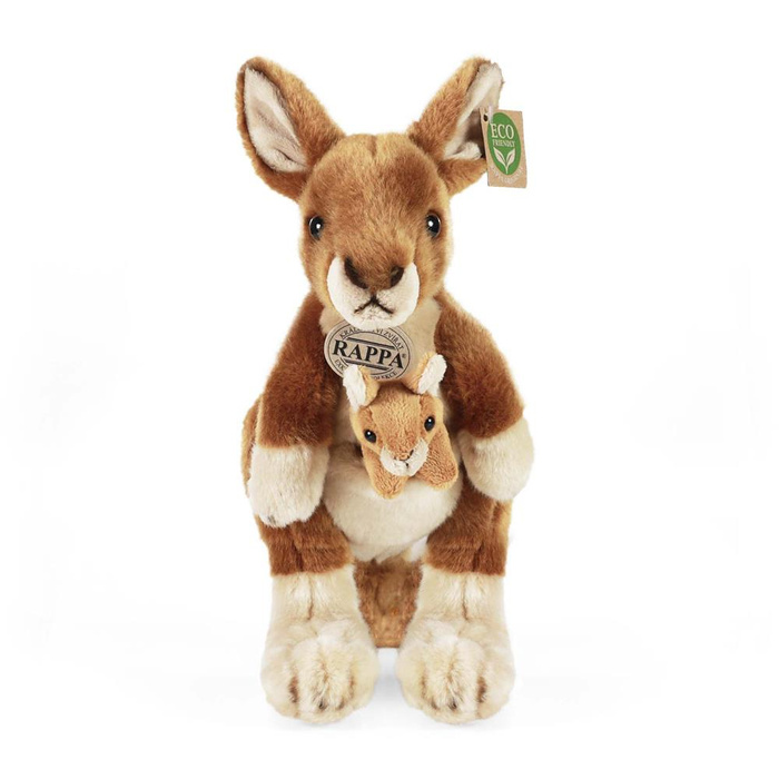 Pluszowy kangur z dzieckiem 27 cm Rappa 960534
