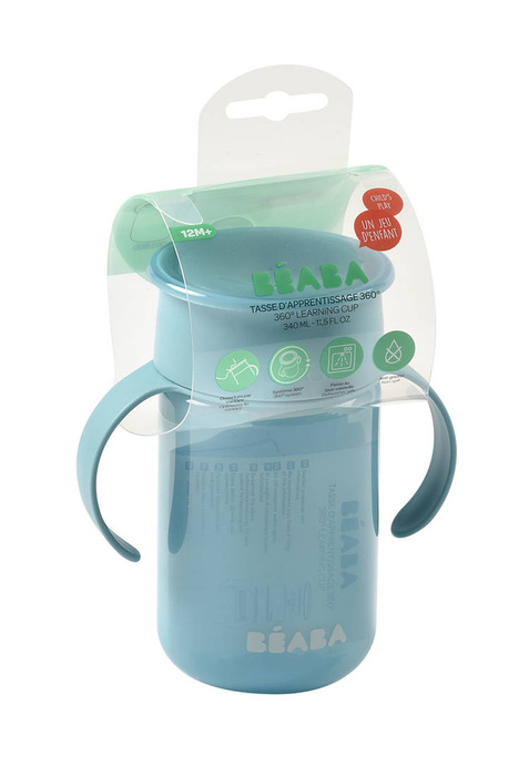 Kubek do nauki picia 340ml niebieski Beaba 913572