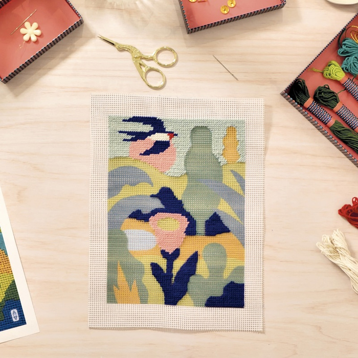 Zestaw artystyczny do haftu gobelinowego dla dorosłych Atelier Grands Augustins Atelier65 Djeco GA10065