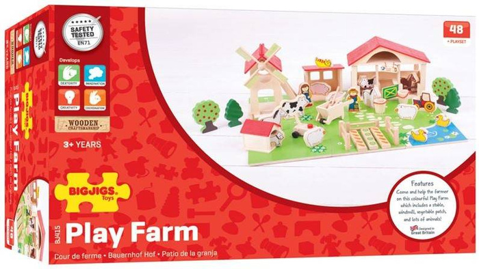 Zabawa w farmera, BJ415-Bigjigs Toys