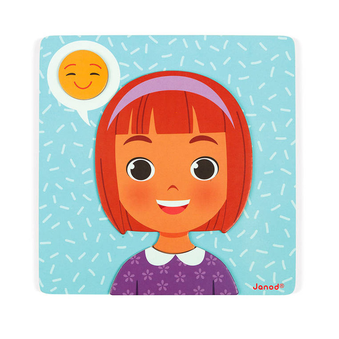 Magnetyczna układanka Emocje, Janod J08038