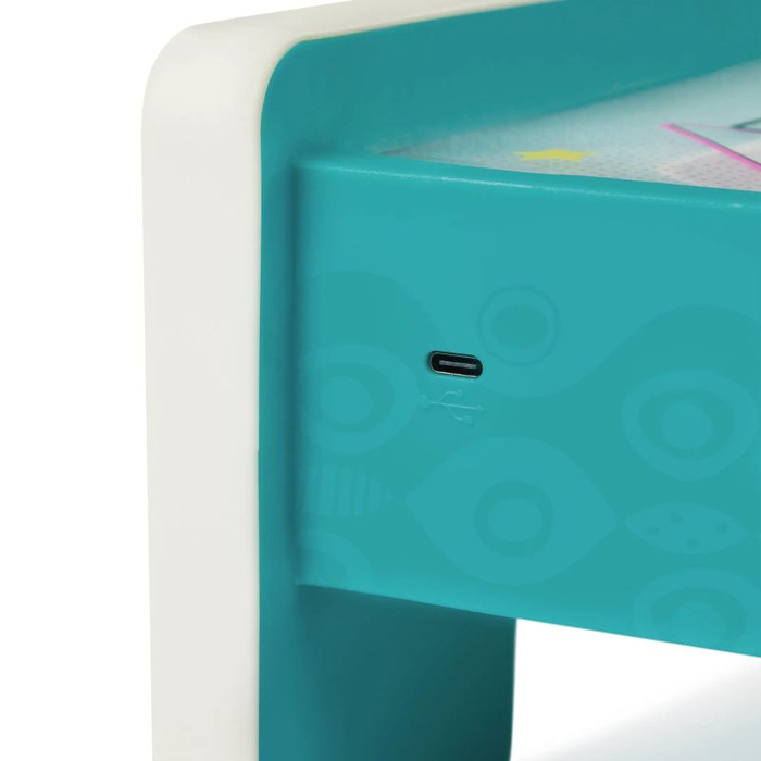 Podświetlany stolik dla dzieci do rysowania 71 elementów Look & Shine B.Toys BX2604Z zabawki edukacyjne