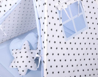 Biało-niebieskie królestwo namiot dziecięcy z matą i poduszkami 757TISET-Bobono, Tipi dla dzieci