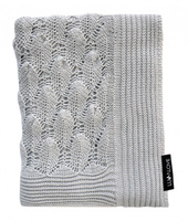 Kocyk ażurowy Boho szary LL5763-Lullalove, kocyki dla dzieci