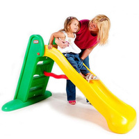 Duża Zjeżdżalnia Little Tikes 4263 słoneczne Kolory do ogrodu bezpieczny Ślizg 150 cm dla najmłodszych dzieci