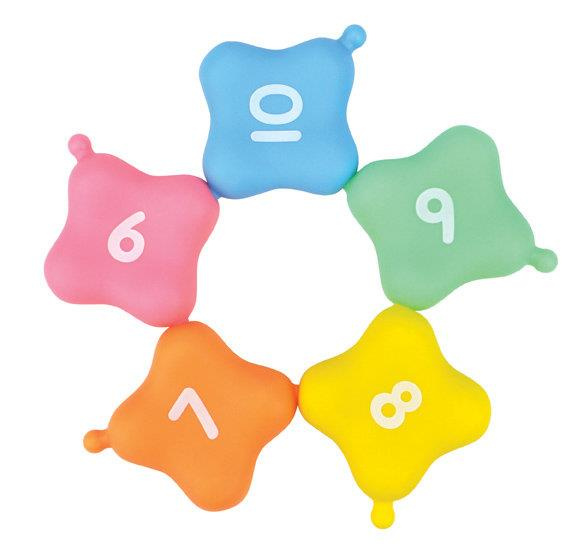 Edukacyjne klocki w kształcie kwadratu K's Kids Training2s