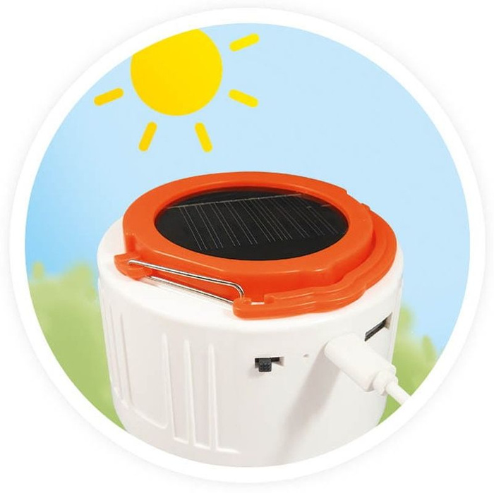 Lampka solarna Latarka Bluetooth na kemping Buki BN018