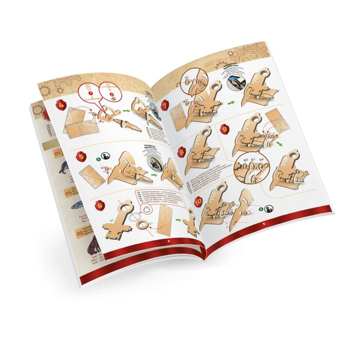 Zestaw kreatywny Zrób to sam Średniowieczna katapulta Buki 2171