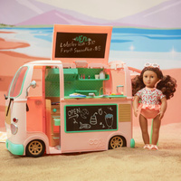 Letni FOOD TRUCK z bogatym wyposażeniem Our Generation BD35485Z