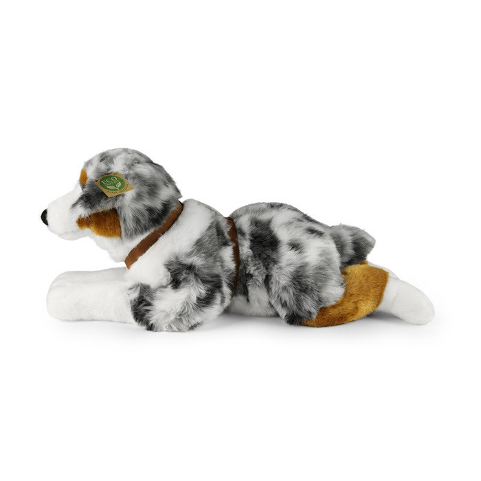 Pluszowy Owczarek Australijski z szelkami 61cm Rappa 230040 realistyczna i ekologiczna Maskotka dla dzieci