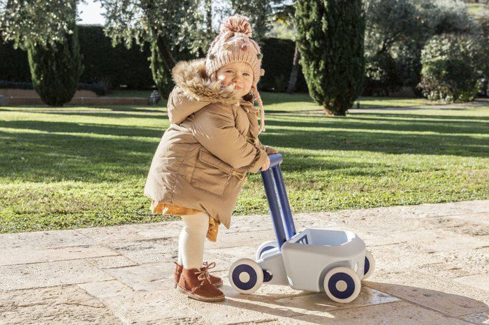 Chodzik dla dzieci niebieski pchacz Roberto Mini Eolo Italtrike