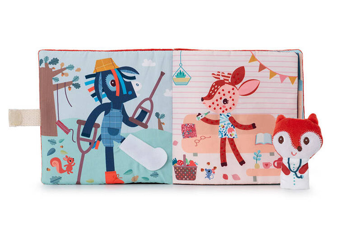 Książeczka aktywizująca z minipacynką Doktor Lisiczka Alice Lilliputiens 83534