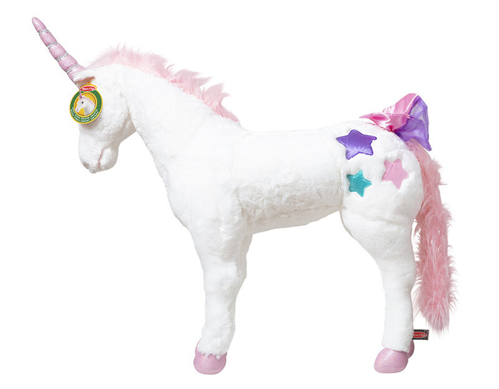Ogromna przytulanka Jednorożec XXL pluszowy konik Melissa & Doug 18801