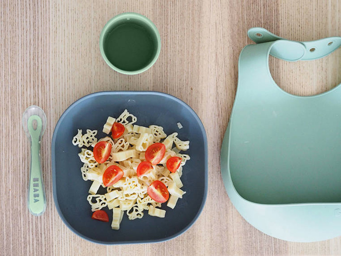 Silikonowe naczynia dla dzieci Zestaw z przyssawką Mineral Beaba 913543