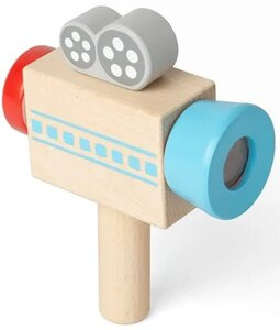 Drewniana kamera do ręki Bigjigs 36050 mały reżyser