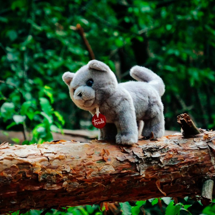 Pluszowa maskotka kotka szara Trudi 21038 Przytulanki dla niemowląt i dzieci