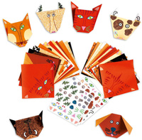 Zwierzęta - zestaw do origami, DJ08761-Djeco, zabawki kreatywne