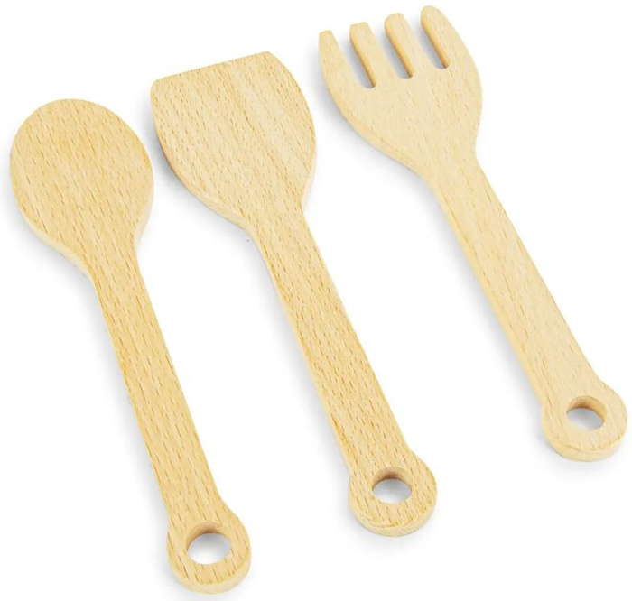 Kuchnia drewniana dla dzieci Plastry miodu, efekty dźwiękowe i świetlne