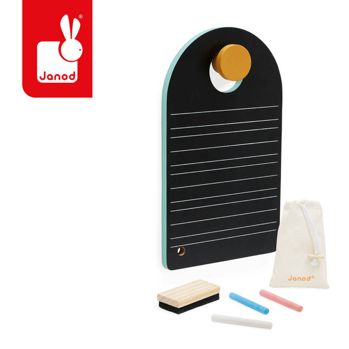 Przenośna dwustronna tablica z akcesoriami Janod J09634