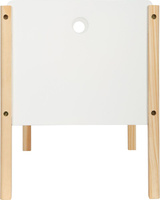 Białe drewniane łóżeczko dla lalek Little Button Small Foot 12495