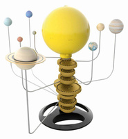 Nauka i zabawa dla dzieci Ruchomy Układ Słoneczny 2w1 Buki 7255