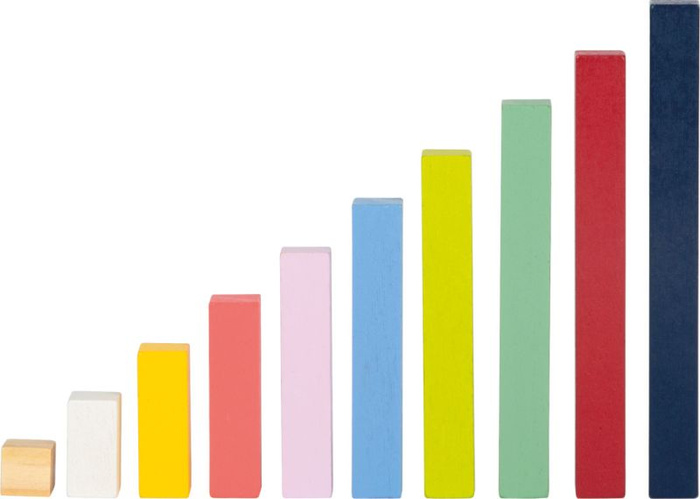 Zestaw do nauki liczenia i matematyki z patyczkami Educate Small Foot 12559 drewniane zabawki edukacyjne