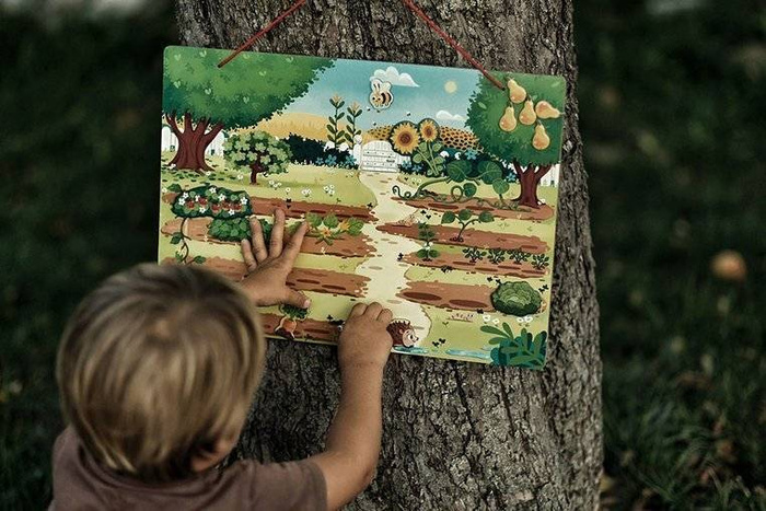 Magnetyczna układanka Mój magiczny ogród 3-6 lat, Janod J05463