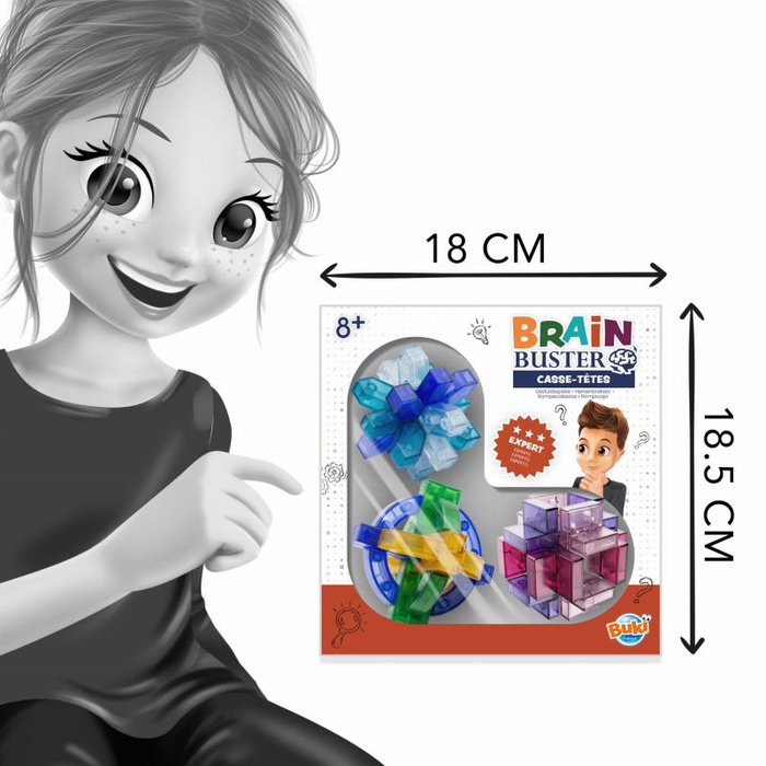 Łamigłówki dla bystrzaków Ekspert Buki 6207 Łamigłówki dla dzieci