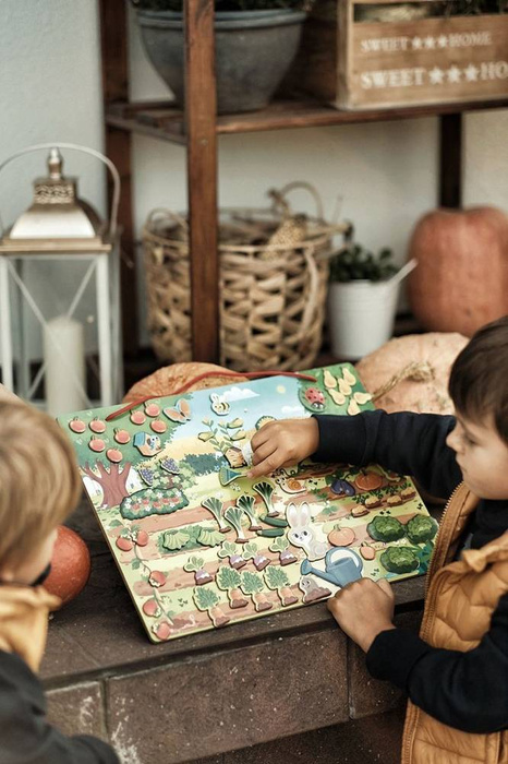 Magnetyczna układanka Mój magiczny ogród 3-6 lat, Janod J05463