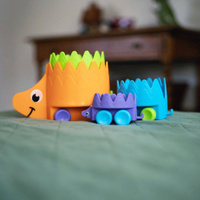 Kolejka Rodzina Jeży Hiding Hedgehogs FA223-1 Fat Brain Toys, zabawki motoryczne