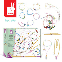 Zestaw kreatywny do tworzenia biżuterii z kamieniami przynoszącymi szczęście Janod J07938