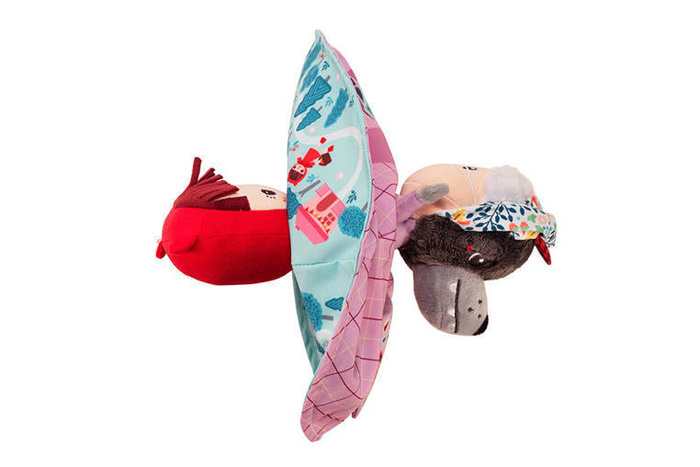 Pacynka na rękę 3w1 Czerwony Kapturek babcia lub wilk 83411 Lilliputiens