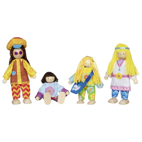Laleczki drewniane Rodzina Love & Harmony Goki 51442