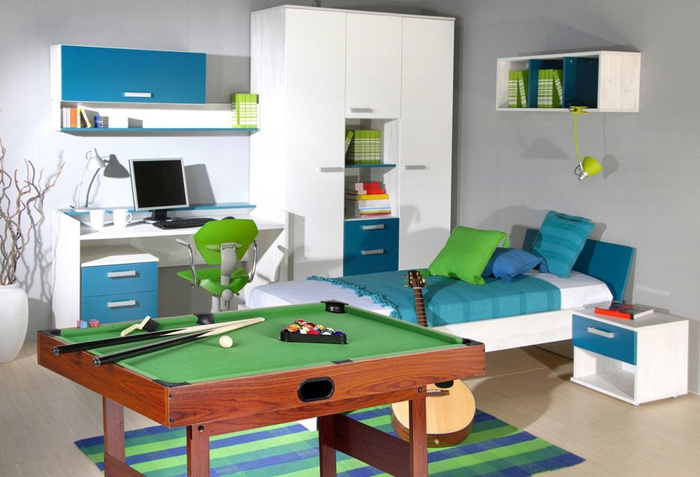 Klasyczny, duży stół do gry w bilard - dla dzieci, 249920-gry zręcznościowe