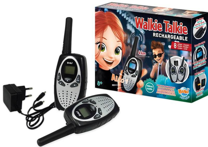 Nauka i zabawa dla dzieci Walkie-Talkie z akumulatorem - zasięg 4 km TW02 Buki