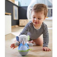 Zabawka kiwaczek Niebieski Słoń HB305824-Haba, zabawki dla niemowląt