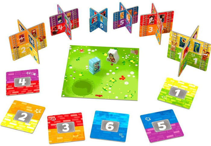 Moja Pierwsza Gra Rhino Hero Junior HB306193-Haba, gry zręcznościowe