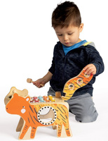 Kostka edukacyjna Tygrys 216580-Manhattan Toy, instrumenty dla dzieci