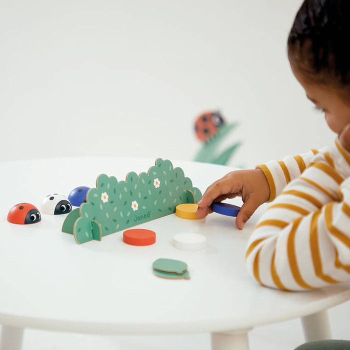 Drewniana gra pamięciowa memory Biedronki J05079 Janod