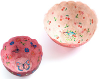 Zrób to sam papierowe miseczki Różowe Djeco DJ07982