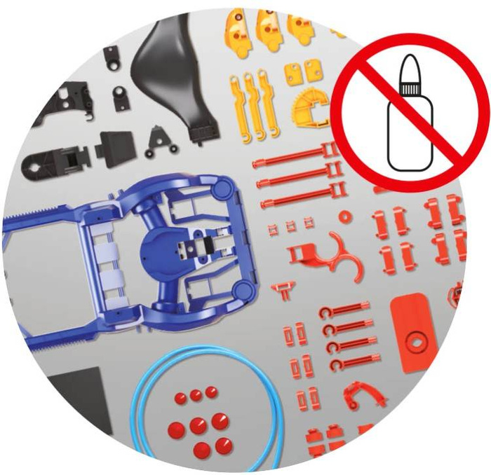 Nauka i zabawa dla dzieci Hydrauliczna ręka cyborga 7508-Buki