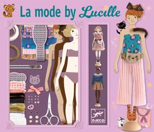 Zestaw artystyczny pracownia mody  Lucille Djeco DJ09334