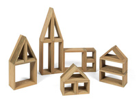 Wielkie klocki konstrukcyjne i kulodrom 2w1 do zabawy na świeżym powietrzu Erzi 41027