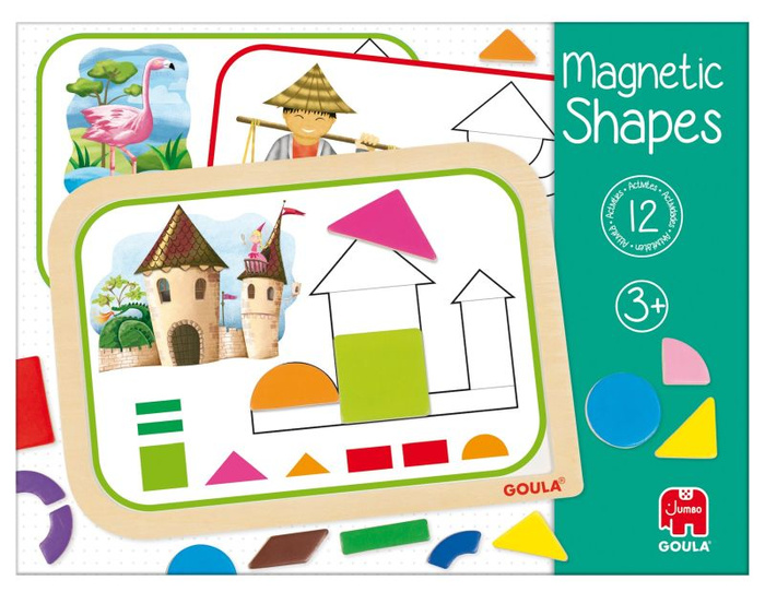 Układanka magnetyczna dla dzieci Kształty Goula 53155