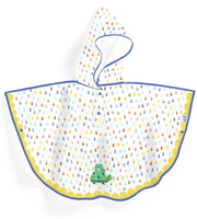 Transparentna pelerynka przeciwdeszczowa dla dzieci Żółwie Djeco DD04673